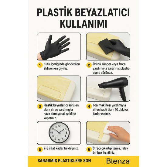 PLASTİK BEYAZLATICI - Renkli
