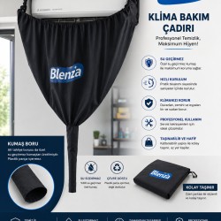 KLİMA BAKIM ÇADIRI BRANDASI - Siyah