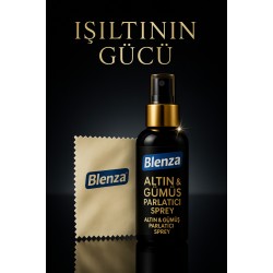 Blenza Mücevher Altın Gümüş ve Takı Temizleme Parlatma Suyu 50 ml - Renkli