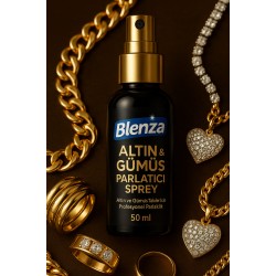 Blenza Mücevher Altın Gümüş ve Takı Temizleme Parlatma Suyu 50 ml - Renkli